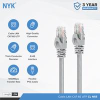 Gambar NYK Kabel LAN Internet Cat 6E NYK CL NSE 1.5 Meter Cable Internet Tablet Laptop PC Windows Android Apple Garansi 3 Tahun dan Konektor Berkualitas Tinggi dari NYK Indonesia Kota Administrasi Jakarta Pusat 1 Tokopedia