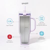 Gambar Smatt Double Insulation Jug - Tumbler 1.2L Stainless Termos Botol Minum 1200ML - Lavender Lilac dari Smattofficial Kota Administrasi Jakarta Utara 2 Tokopedia