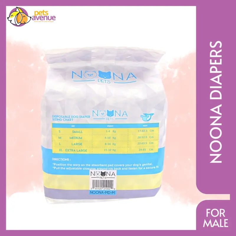 Popok pampers anjing kucing jantan - Noona diapers male dog - for dog & cat 2