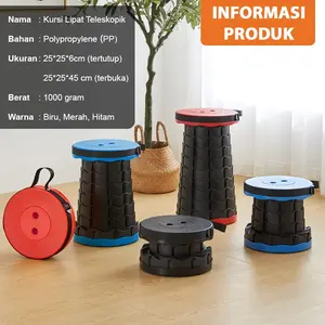 Kursi Lipat Portable  Kursi Bangku Santai Dekorasi Unik Multifungsi