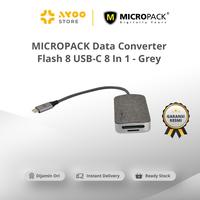 Gambar MICROPACK Data Converter Flash 8 USB-C 8 In 1 - Grey [MDC-8-GY] dari AYOO STORE ID Kota Administrasi Jakarta Utara 3 Tokopedia