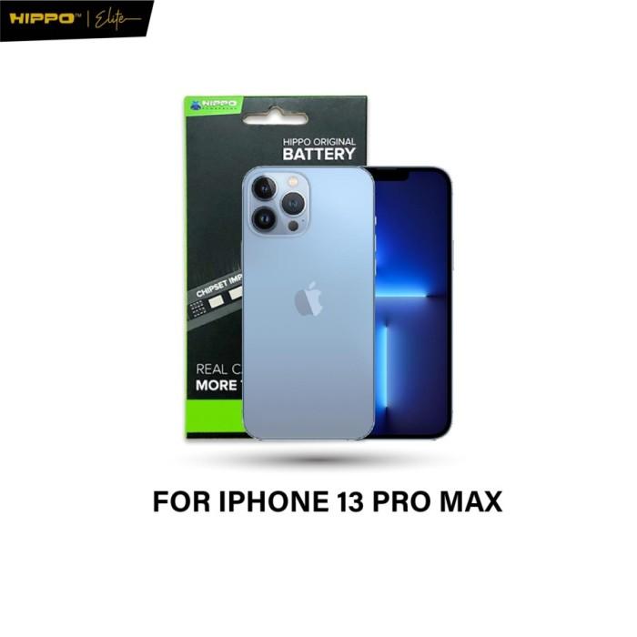 Gambar Hippo TANOS Hippo Baterai IPHONE 13 PRO MAX 4660 mAh Original Cell Garansi resmi dari Hippo Official Store Kota Administrasi Jakarta Barat Tokopedia