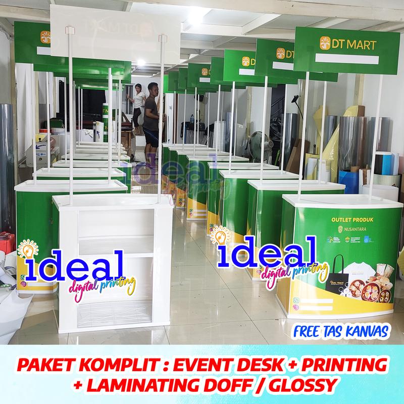 Event desk meja jualan Eventdesk meja promosi meja lipat pvc import 6