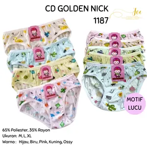 ISI 3 / CD GOLDEN NICK Kids 1187 ukuran M-XL / Celana Dalam Anak