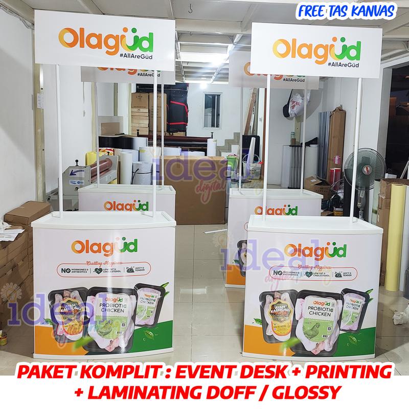 Event desk meja jualan Eventdesk meja promosi meja lipat pvc import 7