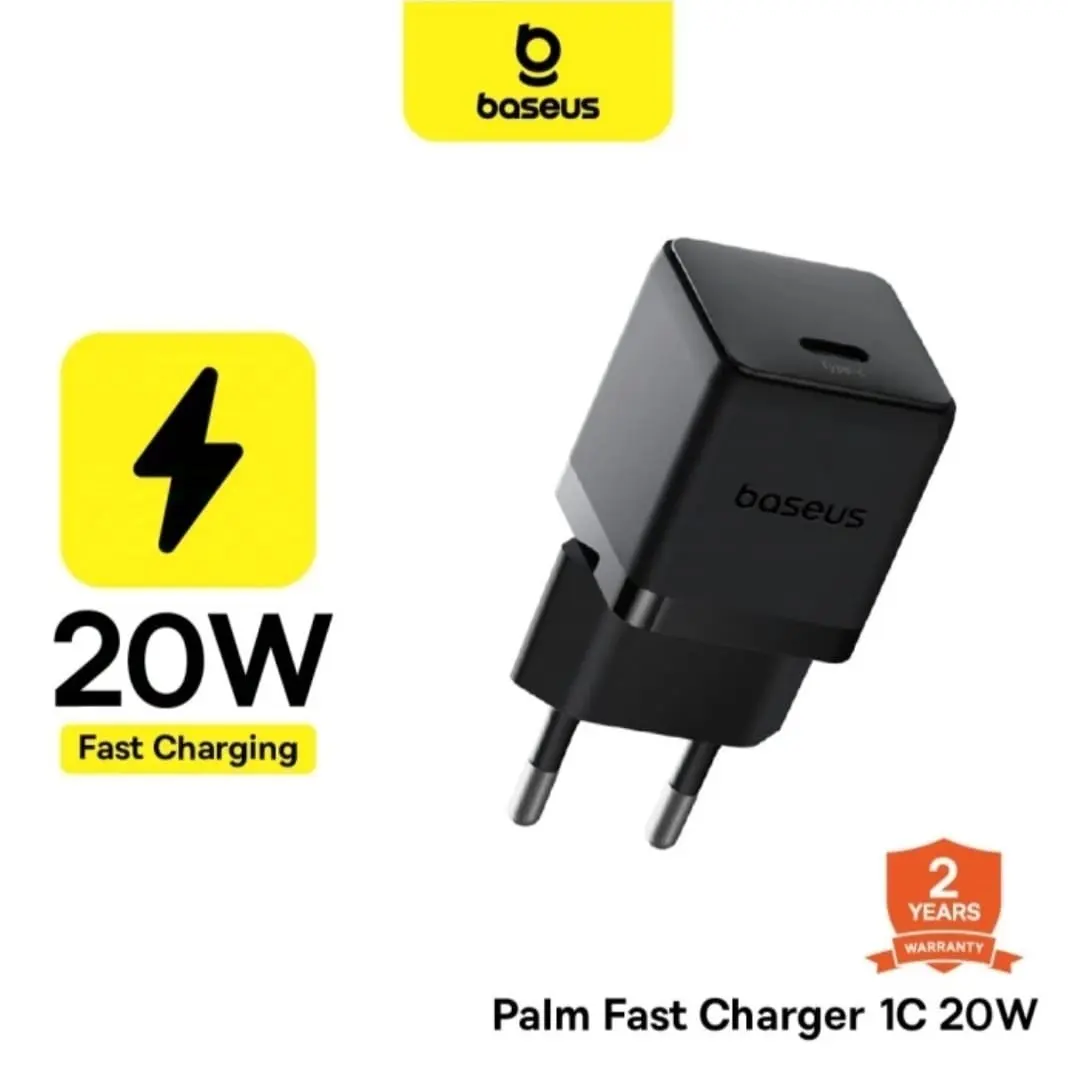 Baseus Palm Fast Charger 1C 20W EU Cluster Black