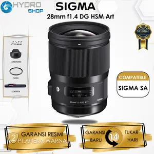 Sigma 28mm f1.4 DG HSM Art For Sigma SA / Lensa Sigma 28mm f1.4 DG HSM Art For SA