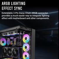 Gambar Antec CONNECT 120 120R ARGB Standard I Reverse - 3 in 1 Pack 120mm A-RGB PWM Gaming Fan with Daisy Chain Features - Black - STD  dari Duta Mandiri Infokom Kota Administrasi Jakarta Pusat 5 Tokopedia