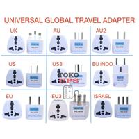 Gambar Steker Adapter Converter Colokan Lubang 3pin Universal to EU Indonesia dari TokoUPS Kota Administrasi Jakarta Pusat 3 Tokopedia