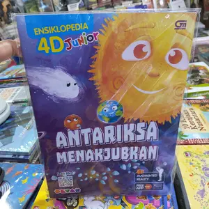 Original. Ensiklopedia 4D Antariksa Yang Menakjubkan buku eksperimen