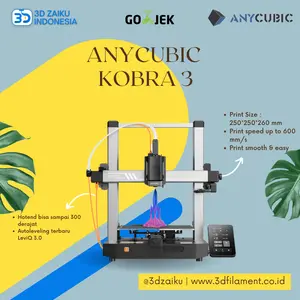 Anycubic Kobra 3 Autoleveling High Speed 3D Printer Big Size