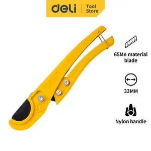 Gunting Potong Pipa Pvc Deli 33 MM Kecil Tajam Pemotong Pipa Plastik