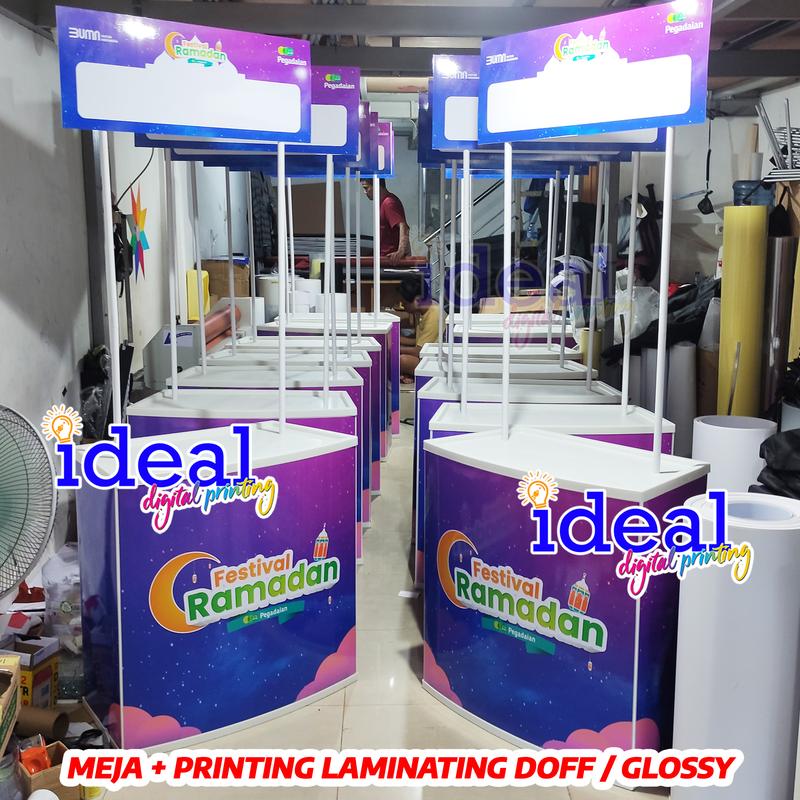 Event desk meja jualan Eventdesk meja promosi meja lipat pvc import 5