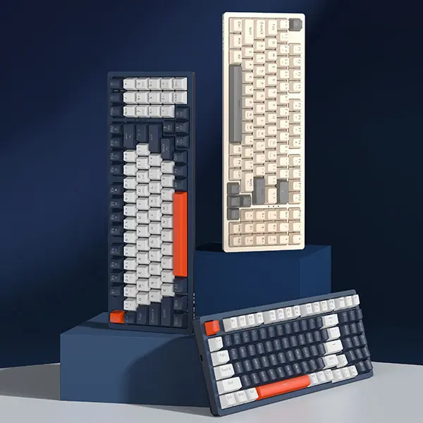 KEYBOARD GAMING GAMEN TITAN 7 MECHANICAL SILVER OUTEMU SWITCH WHITE