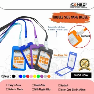 Card Holder / Gantungan Kartu Casing ID Card / Name Tag Colour 2050