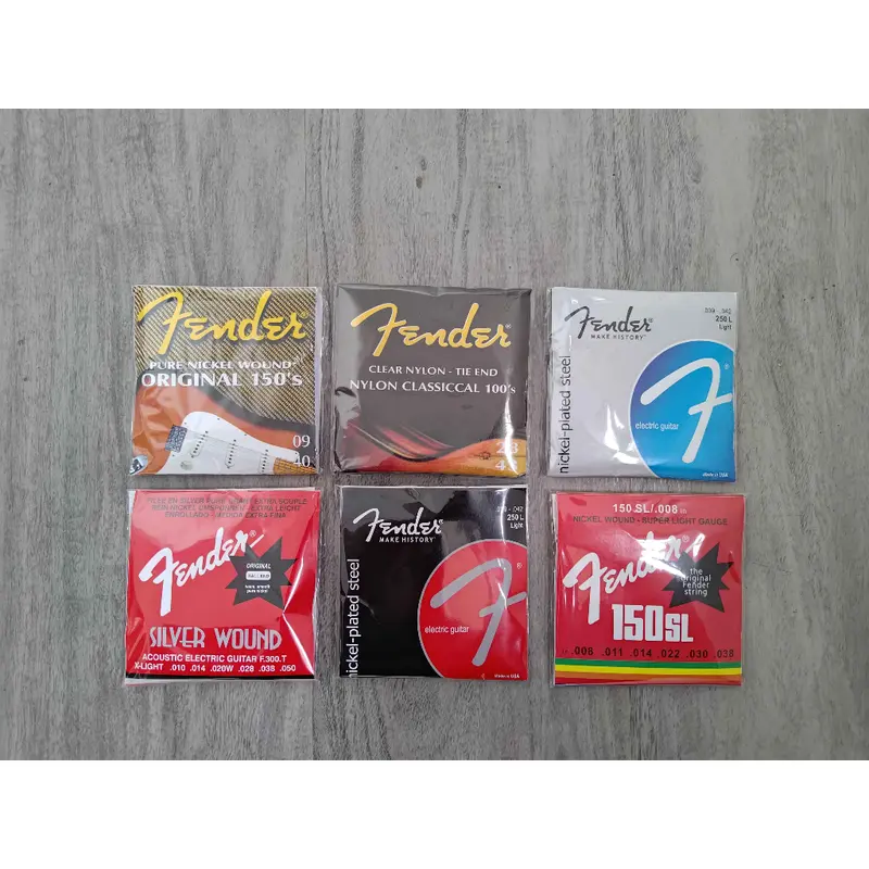 senar gitar akustik elektrik fender set 08 09 1