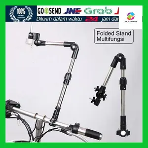 Lek_ Holder Penyangga Payung Lipat Folded Stand Payung Multifungsi Sepeda Stroller Kereta Bayi