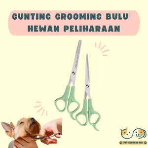 1 SET Gunting Grooming Rambut Anjing Kucing Pet Grooming