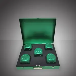 Premium Quality Aluminium Dice Green Colour