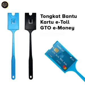 Tongtol Tongkat Kartu E-Toll GTO Alat Bayar Kartu 34.5cm Kuat Tidak Mudah Patah Ujung Lentur untuk Transaksi Cepat
