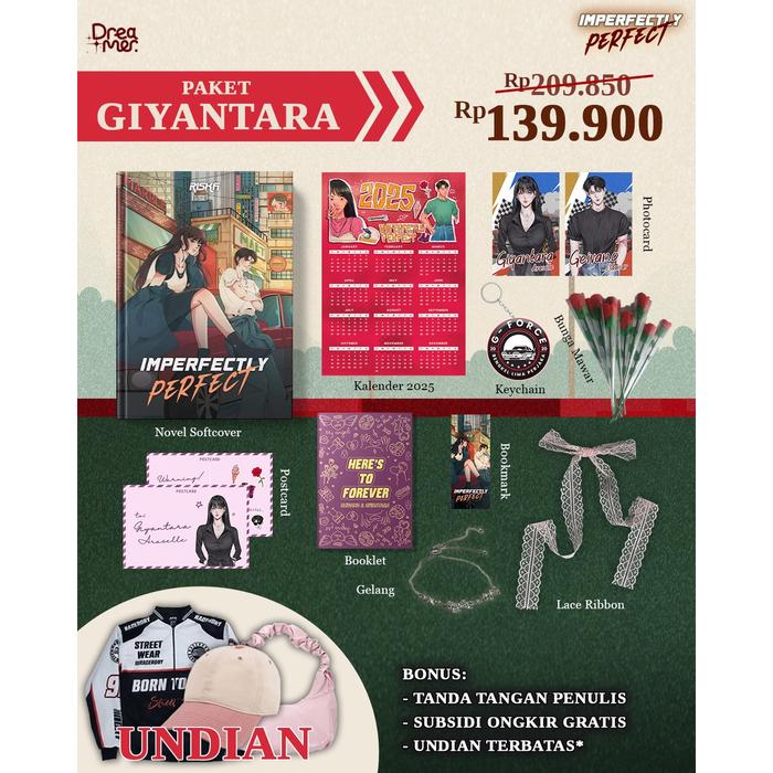 Gambar Buku Novel Imperfectly Perfect - Riska - Dreamer - Bumifiksi - Open PO Desembe dari bumifiksijakarta Jakarta Selatan 5 Tokopedia