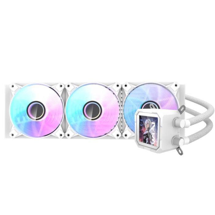 Gambar DARKFLASH WAVE DV360S ARGB WHITE LCD 360MM LIQUID AIO WATER CPU COOLER PROCESSOR dari SOS SPORT ONLINE SHOP Kota Administrasi Jakarta Pusat Tokopedia