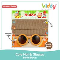 Gambar Kiddy Baby Cute Hat & Glasses / Topi Bayi Dan Kacamata / 47014 Perlengkapan Bayi Popok - Matcha dari Bayi Kiddy Kota Tangerang 5 Tokopedia