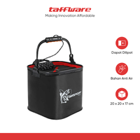 Gambar TaffSPORT Ember Lipat Mancing Ikan Folding Bucket Handle - WF126 dari Taffware Official Store Kota Administrasi Jakarta Barat 1 Tokopedia
