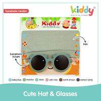 Gambar Kiddy Baby Cute Hat & Glasses / Topi Bayi Dan Kacamata / 47014 Perlengkapan Bayi Popok - Matcha dari Bayi Kiddy Kota Tangerang 1 Tokopedia