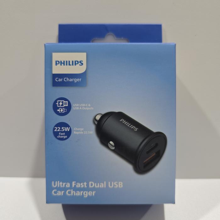 Gambar Philips DLP5523 Car Charger Mobil USB-C & USB-A 22.5W Max Fast Charging - Garansi Resmi dari bestdeal_NEW Kota Administrasi Jakarta Pusat Tokopedia