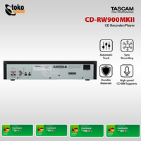 Gambar Tascam CD-RW900 MKII (CD Rewritable Recorder/Player) dari Tokosound Proaudio Kota Administrasi Jakarta Barat 3 Tokopedia