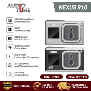 [ORIGINAL] NEXUS R10 Dual Lens and Dual Screen Digital Camera Digicam Kamera Pocket