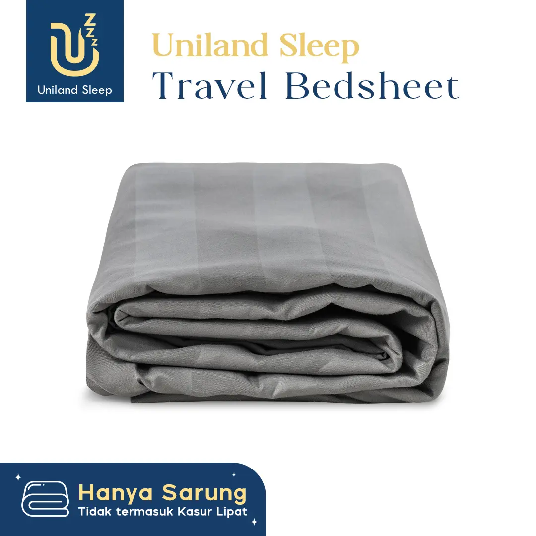 Sarung Kasur Lipat Uniland Sleep Travel Bed Mattress - Sprei Resleting