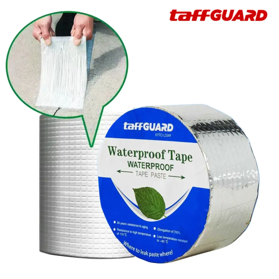 TaffGUARD Lakban Anti Bocor Aluminium Foil Waterproof Isolasi Lem Super Kuat Tahan Panas Air