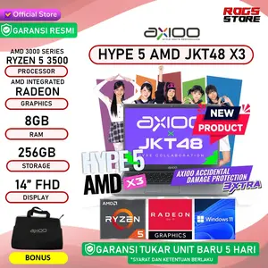 AXIOO HYPE 5 AMD JKT48 X3 RYZEN 5 3500 8GB 256GB W11 14.0"FHD IPS Backlit Keyboard
