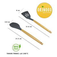 Gambar Sendok Sayur Spoons Gagang Kayu Solid Spoon OR-203B dari Ollahomeliving Kota Bogor 2 Tokopedia