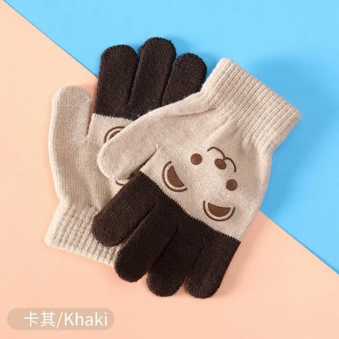 FeelMe KK-170 Sarung Tangan Anak Musim Dingin Rajut Halus Winter Glov