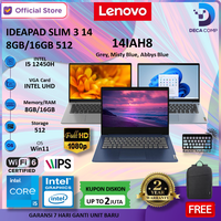 Gambar LENOVO IdeaPad Slim 3 14 i7-13620H/i5-13420H/i3-1315U 8GB/16GB 512GB 14.0FHD W11 FHD IPS WUXGA - NON BUNDLE, i3-1315U 8GB/256GB GEN 13 FHD TN dari Deca Computer Kota Administrasi Jakarta Utara 2 Tokopedia
