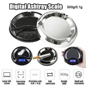 TB04 Timbangan Mini 500g/0.1g Digital Pocket Bentuk Asbak