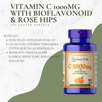 Gambar Puritans Pride Vitamin C 1000mg dengan Bioflavonoid & Rose Hips 100 Kapsul Untuk Kekebalan Tubuh & Kesehatan Kulit dari vitaminshopku Kota Surabaya 1 Tokopedia