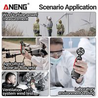 Gambar Aneng GN302 Handheld Anemometer 9999 Count Digital 0.4-30.00m/s Wind Speed Meter Temperature dari Metaverse World Tools Kab. Tangerang 4 Tokopedia