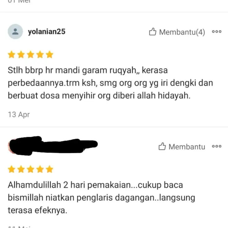 GARAM RUQYAH ARROJABIAH 1Kg Garam yang sudah diruqyah 6