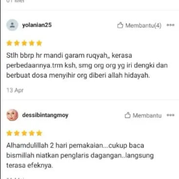 GARAM RUQYAH ARROJABIAH 1Kg Garam yang sudah diruqyah 8