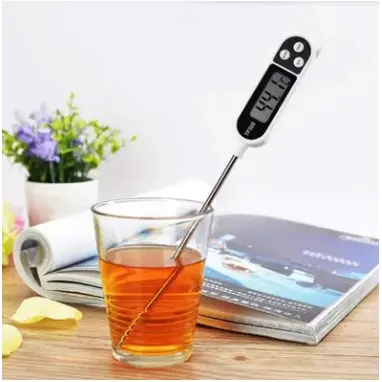Termometer Makanan Minuman Digital Food Thermometer Pengukur Suhu Daging Steak Kopi Susu Air 5