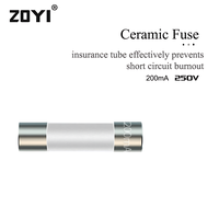 Gambar ZOYI Fuse Keramik Fuse For Multimeter Instrument 200mA 3.5mmx10mm 250V dari House Sparepart Kab. Tangerang 1 Tokopedia