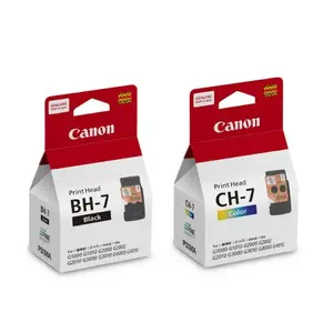 Canon Print Head Cartridge BH-7 Hitam & CH-7 Warna Original untuk Canon G1010, G2010, G1000, G4010, G3010, G2000
