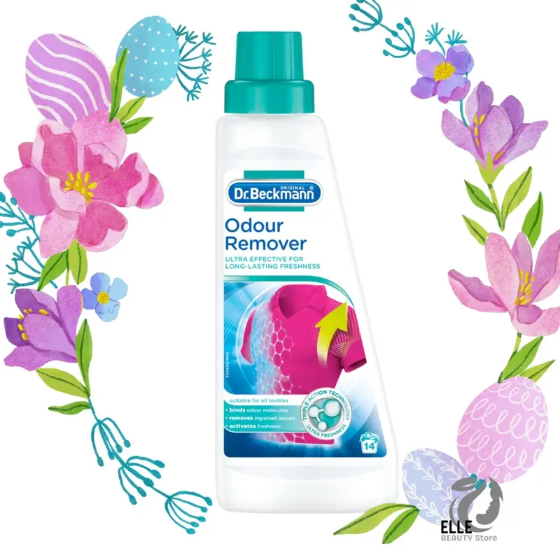 DR. BECKMANN Odour Remover Penghilang Bau Laundry bau baju handuk (500 ml) 1
