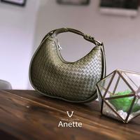 Gambar Tas Selempang Tas Pundak Anyaman Kulit Asli Voila Anette - Black dari Voila Leather Kota Administrasi Jakarta Pusat 4 Tokopedia