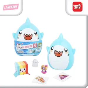 LankyBox Mystery Thicc Shark Glow Pack Mystery with 5 Exciting Toys to Discover Inside
