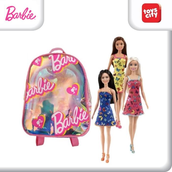 Gambar Barbie Bag Gifting Set, 1 Pc Barbie Backpack and 1 Pc Random Barbie Basic Doll | Limited Edition! dari Toys City Kota Administrasi Jakarta Selatan Tokopedia